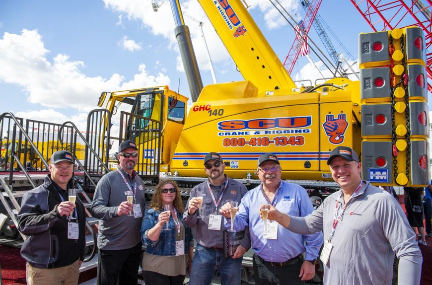 SCU Crane and Rigging purchased the Grove GHC140 on display at CONEXPO